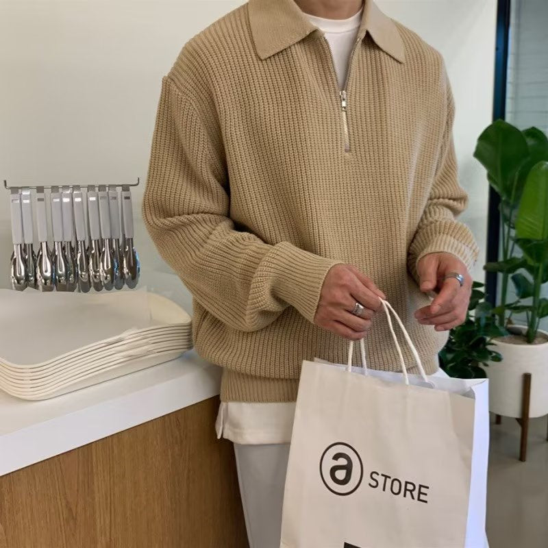 Arden - Quarter Zip Sweater Relaxed Fit