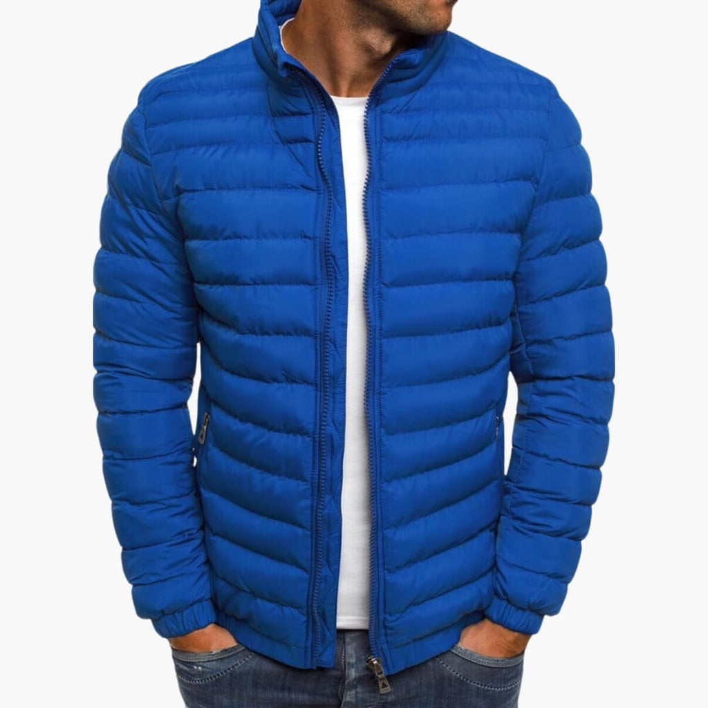 Jensen - Quilted Jacket Straight Fit Long Sleeve