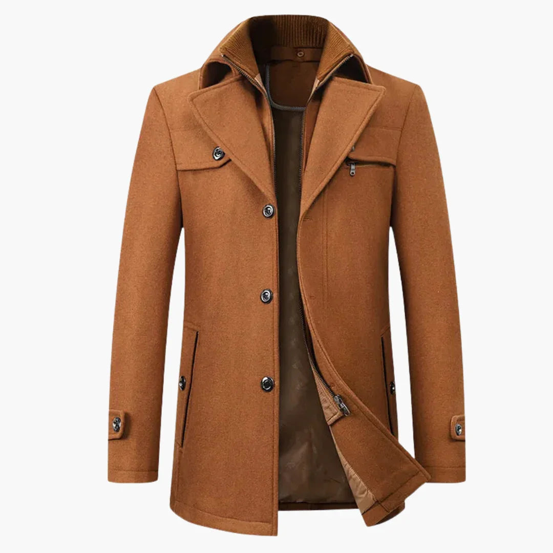 Blaise - Structured Coat Mid-Length Fit