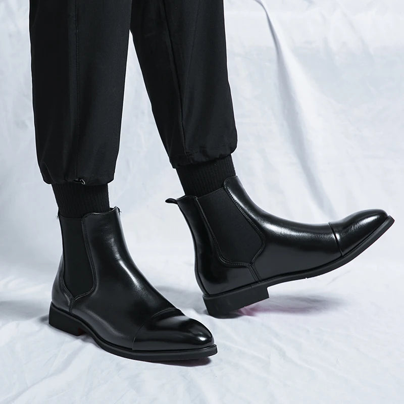 Alexander - Classic Chelsea Boots with Elastic Panels
