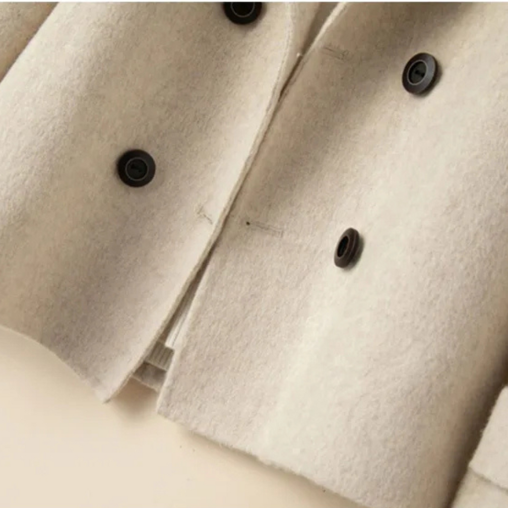 Angela - Classic Double-Breasted Blazer Long Sleeve