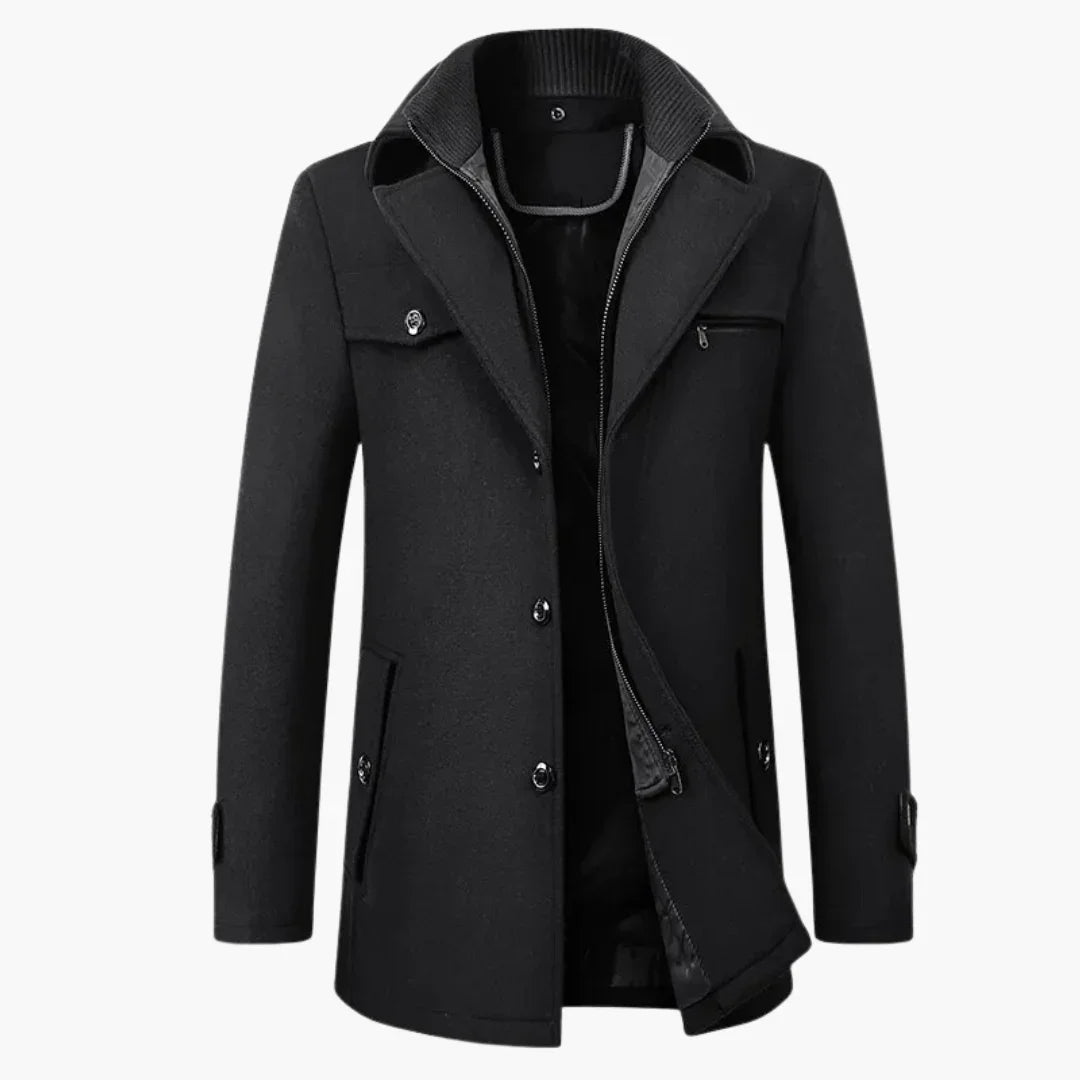 Blaise - Structured Coat Mid-Length Fit