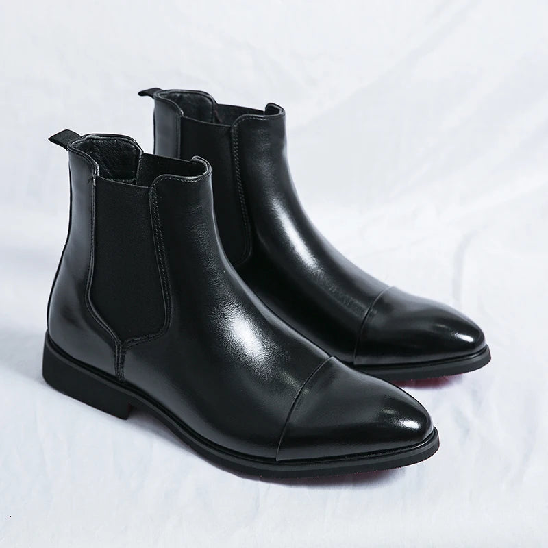 Alexander - Classic Chelsea Boots with Elastic Panels