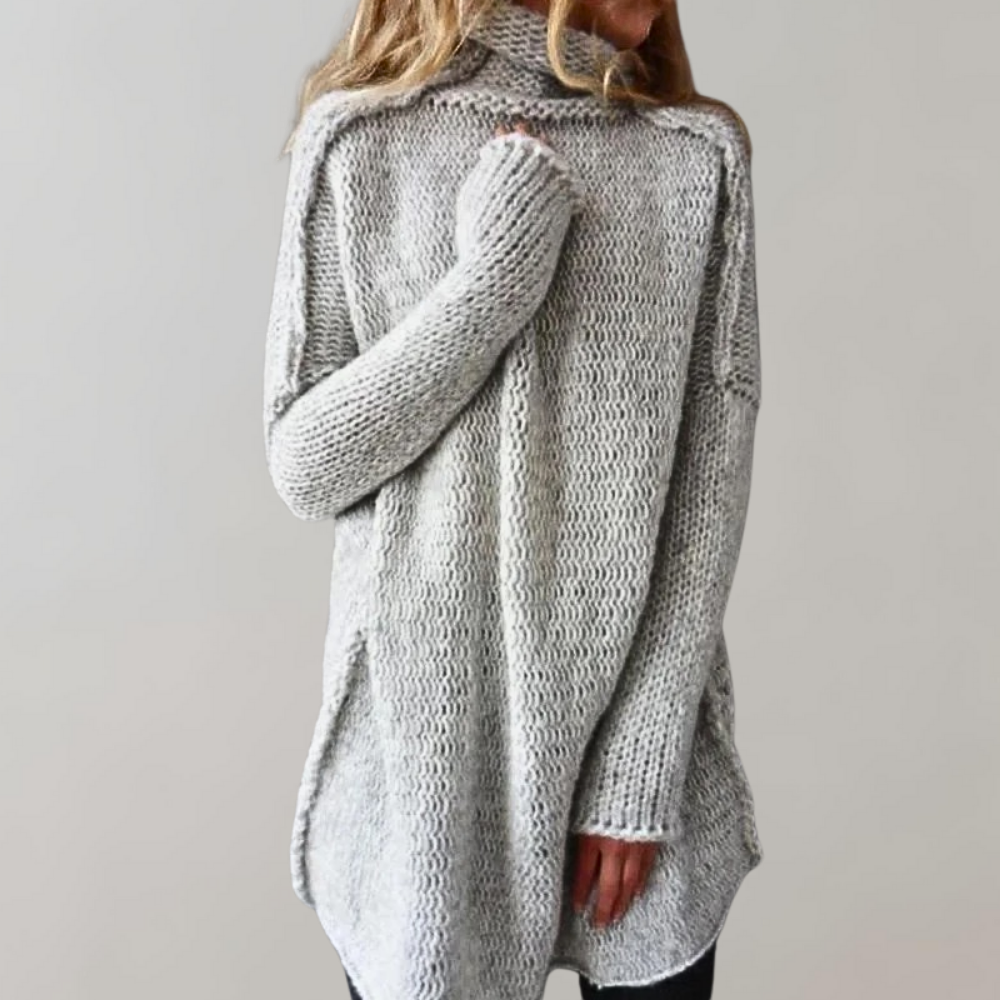 Alison - Long Sweater Relaxed Fit Structured