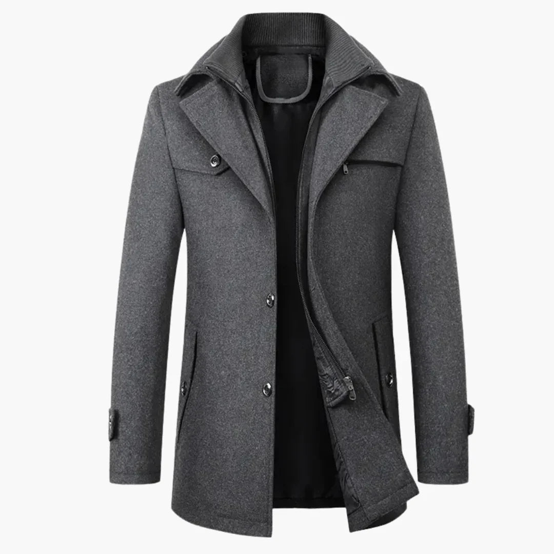 Blaise - Structured Coat Mid-Length Fit