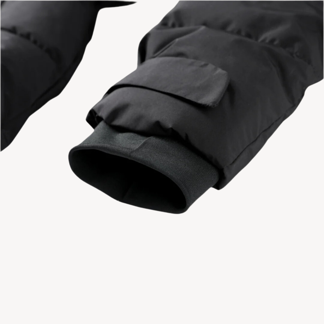 Amber - Puffer Jacket Fitted Waist Quilted