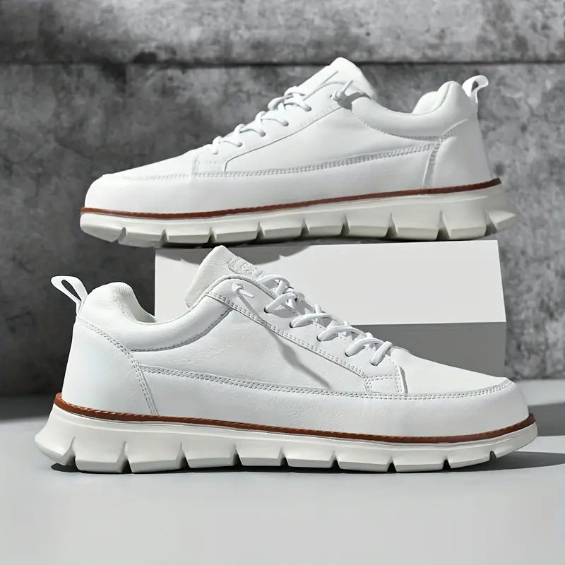 Hadrian - Classic Lace-Up Leather Sneakers