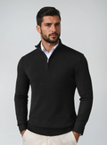 Brian - Zip Up Sweater Long Sleeve Ribbed