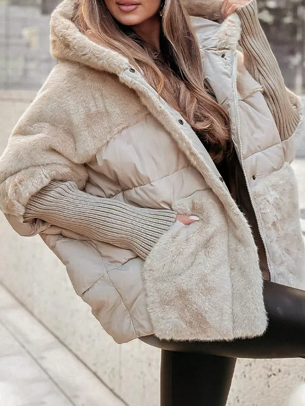 Amalia - Quilted Long-Line Hooded Coat