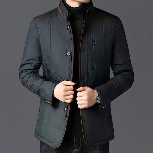 Marshall - Classic Jacket with Stand Collar Long Sleeve