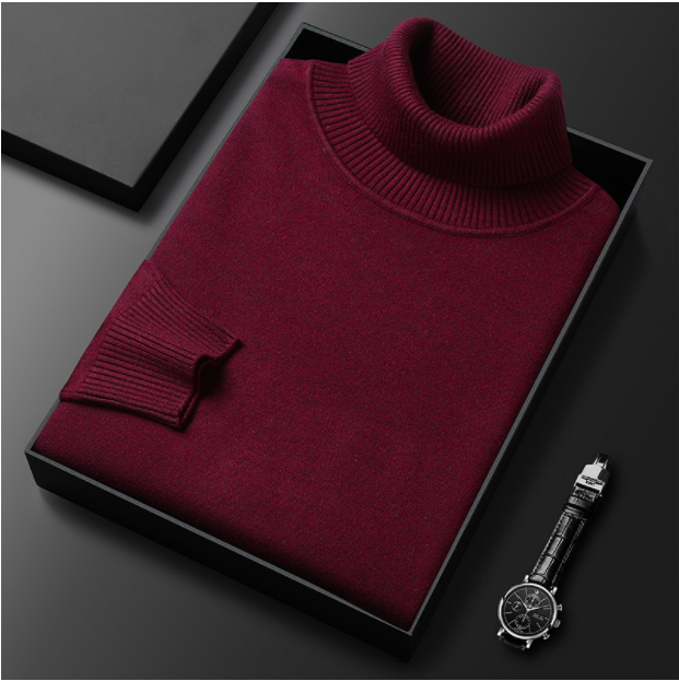 Nolan - Turtleneck Sweater Fitted Long Sleeve
