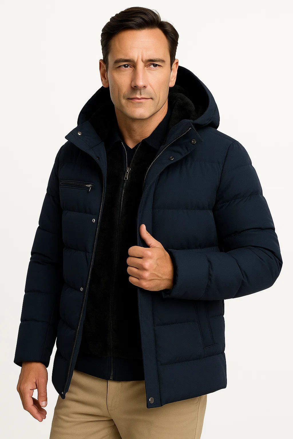 Boris - Quilted Padded Jacket Oversized Fit