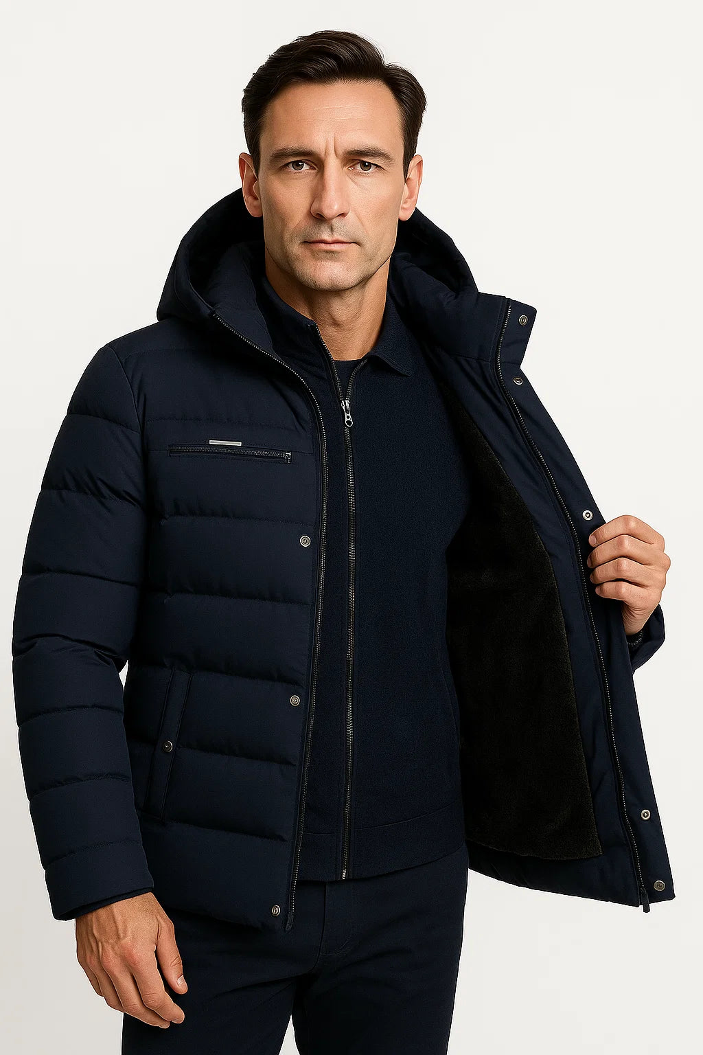 Boris - Quilted Padded Jacket Oversized Fit