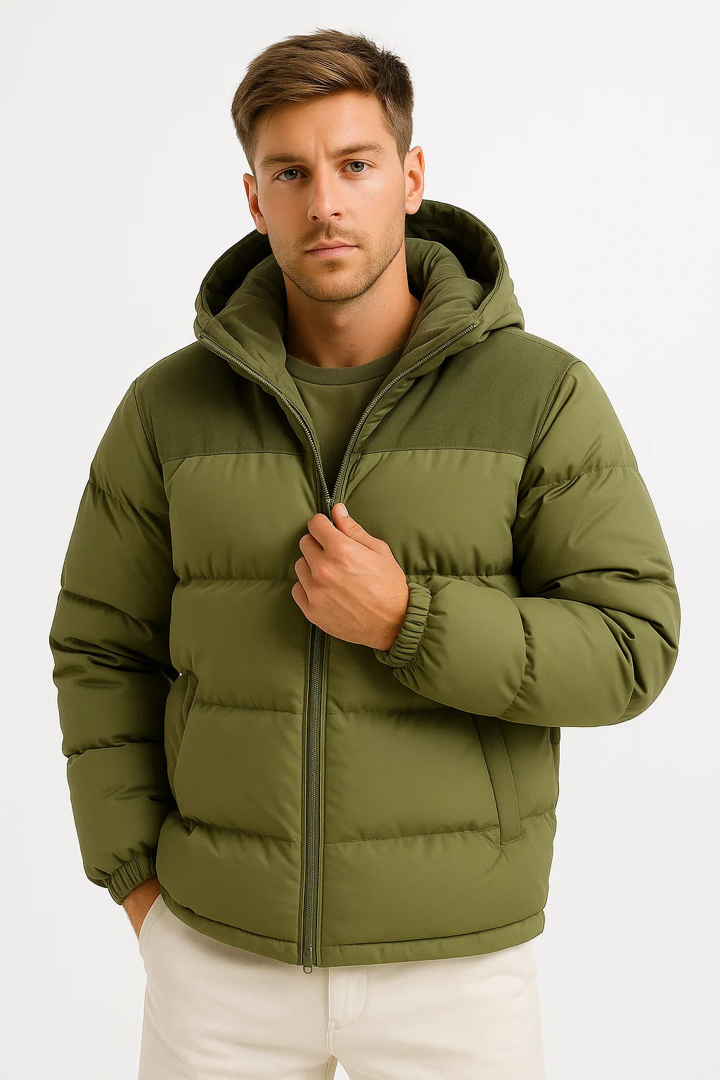 Boaz - Puffer Jacket Straight Cut with Hood