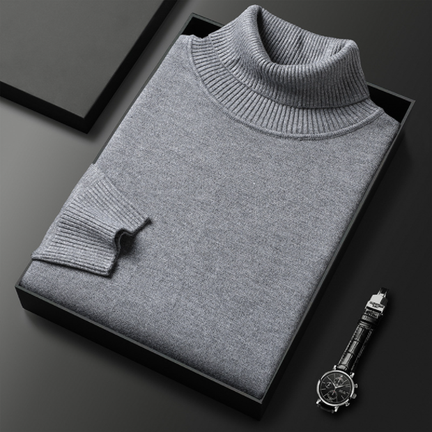 Nolan - Turtleneck Sweater Fitted Long Sleeve