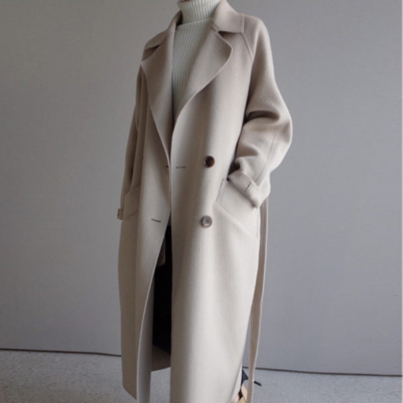Elisa - Long Coat Tailored Fit Long Sleeve