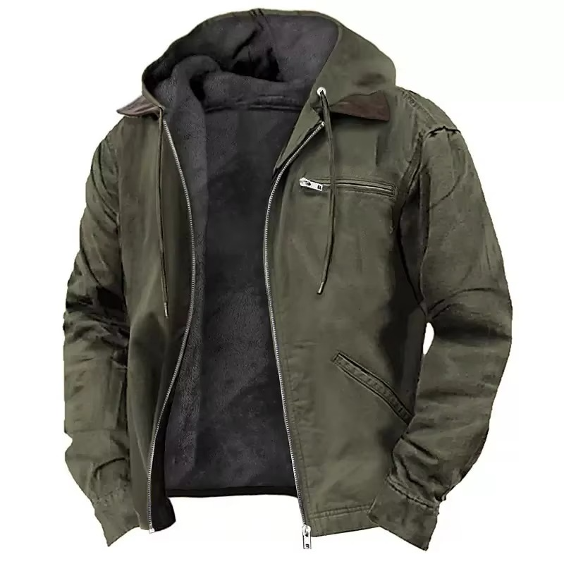 Holden - Heavyweight Hooded Workwear Jacket Relaxed Fit