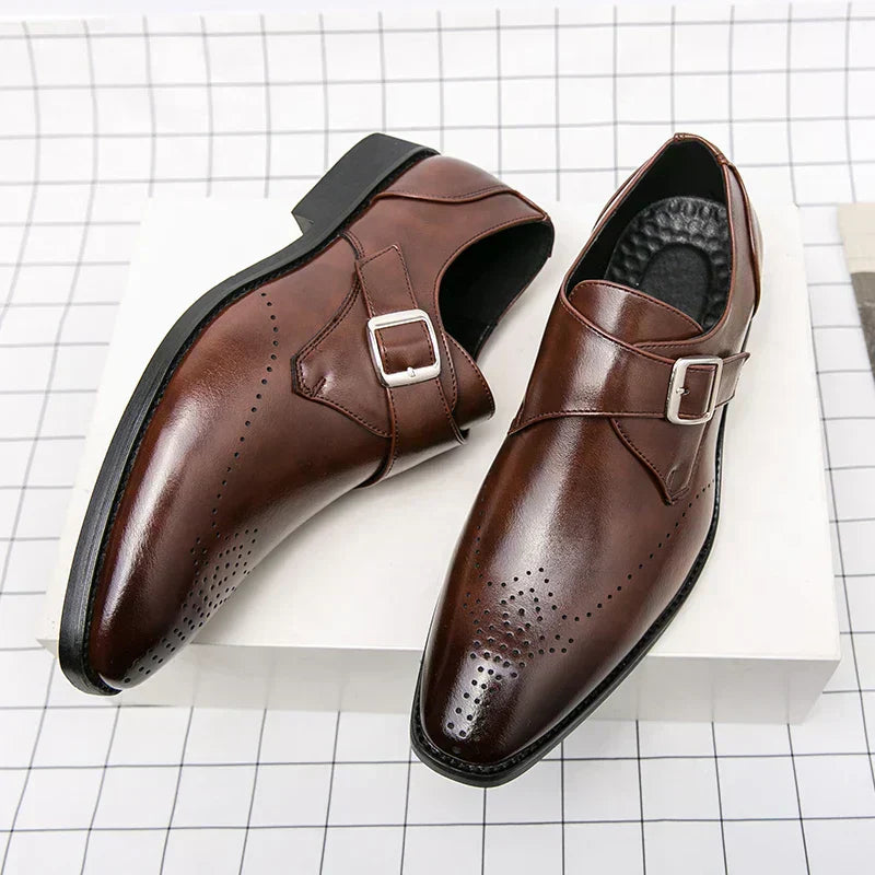 Gideon - Classic Monk Strap Dress Shoes