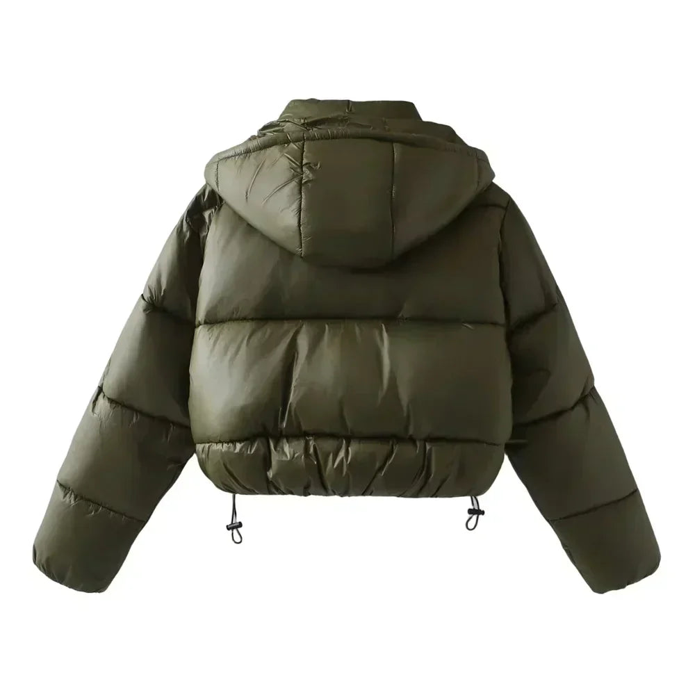 Amanda - Quilted Puffer Jacket Straight Cut