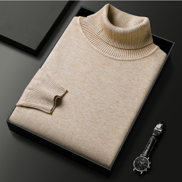 Nolan - Turtleneck Sweater Fitted Long Sleeve
