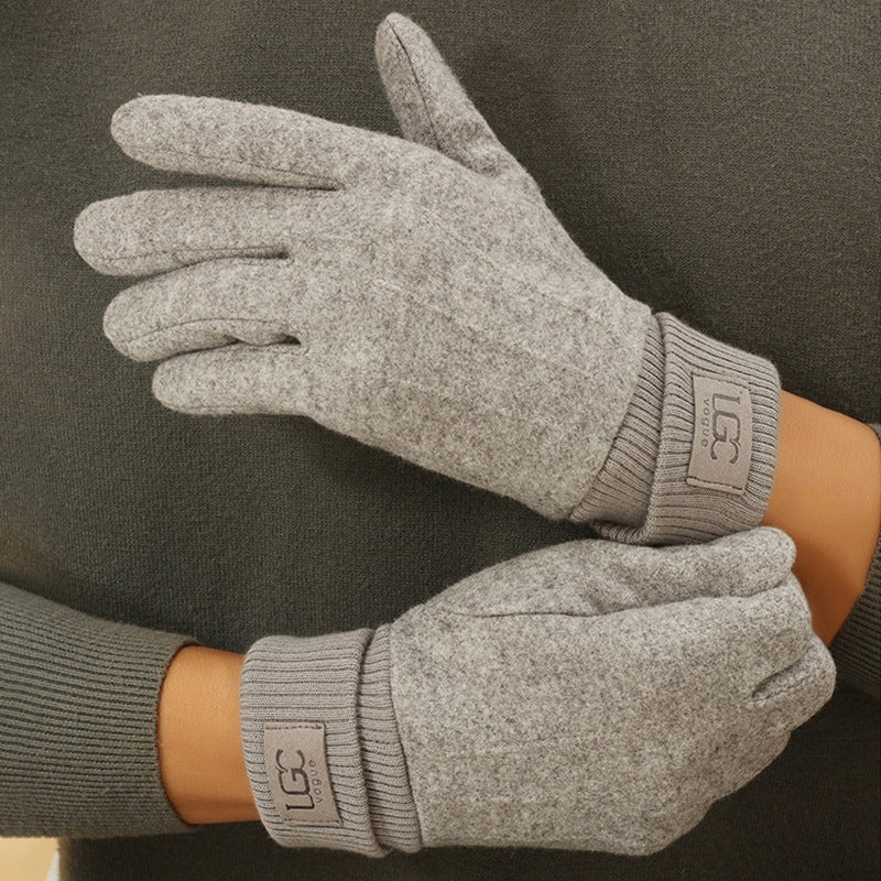 Bianca - Touchscreen Gloves Ribbed Cuff Design