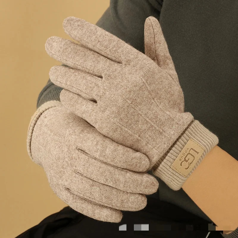 Bianca - Touchscreen Gloves Ribbed Cuff Design