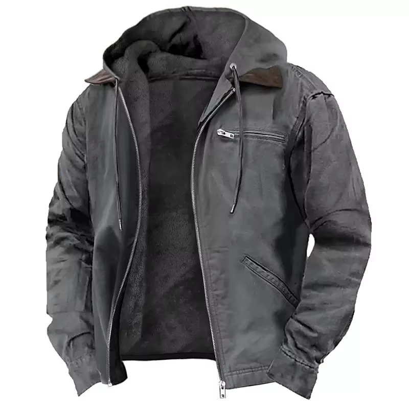 Holden - Heavyweight Hooded Workwear Jacket Relaxed Fit