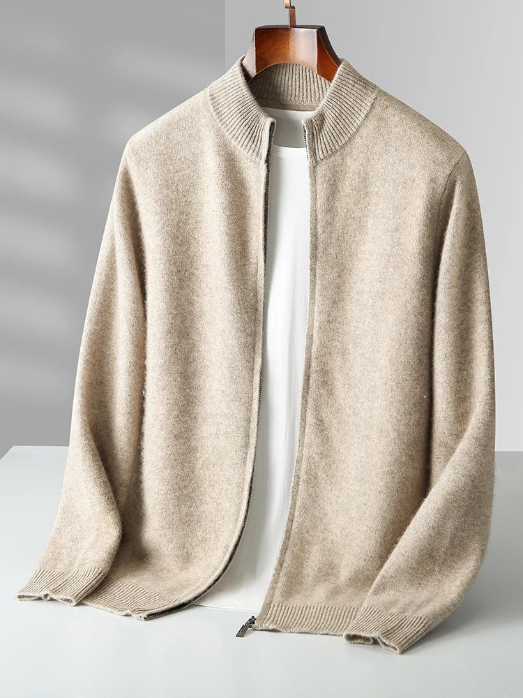 Zephyr - Minimal Cardigan Long Sleeve Zippered