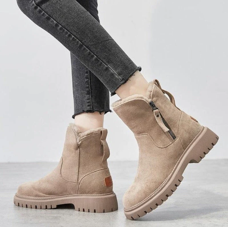 Adriana - Insulated Winter Boots with Treaded Sole
