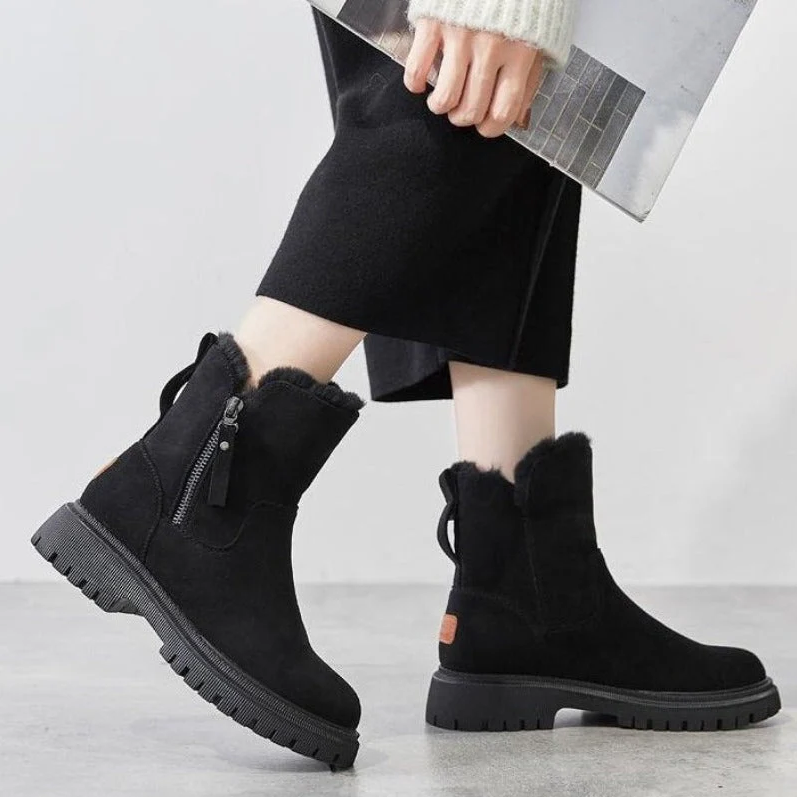 Adriana - Insulated Winter Boots with Treaded Sole