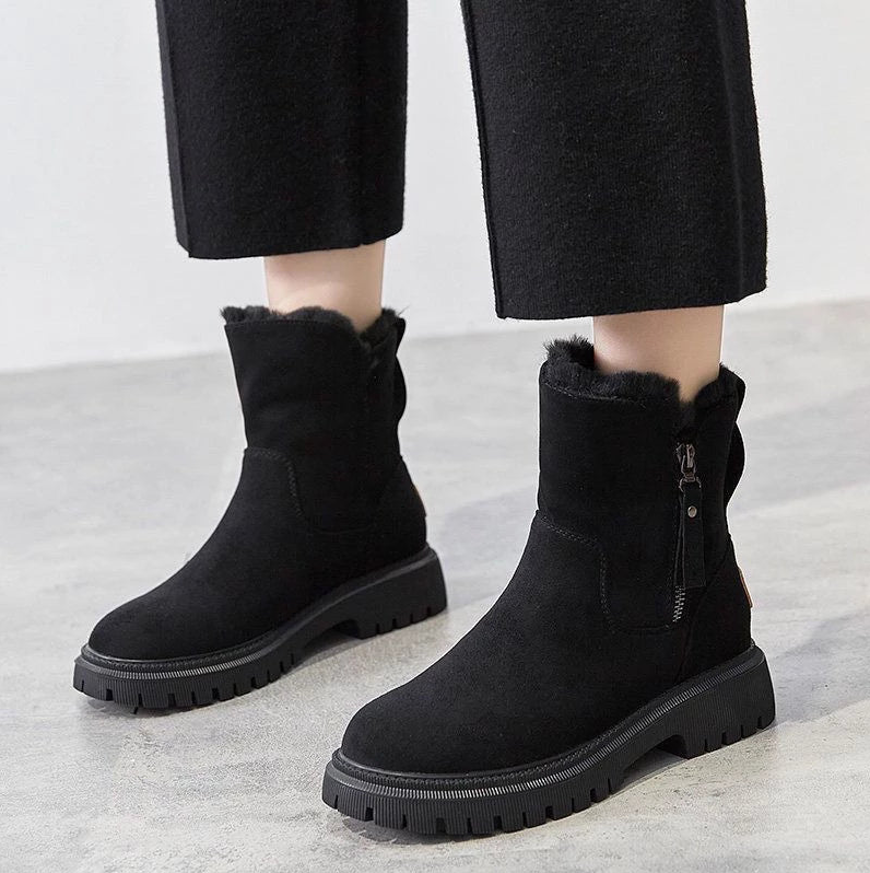 Adriana - Insulated Winter Boots with Treaded Sole