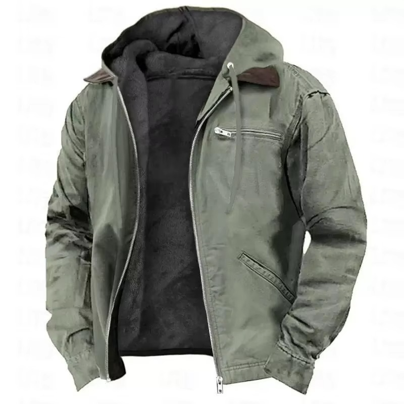 Holden - Heavyweight Hooded Workwear Jacket Relaxed Fit