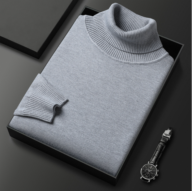Nolan - Turtleneck Sweater Fitted Long Sleeve