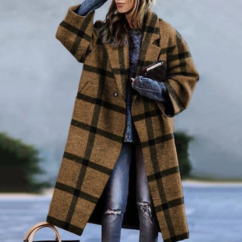 Rosalind - Long Winter Coat Straight Cut