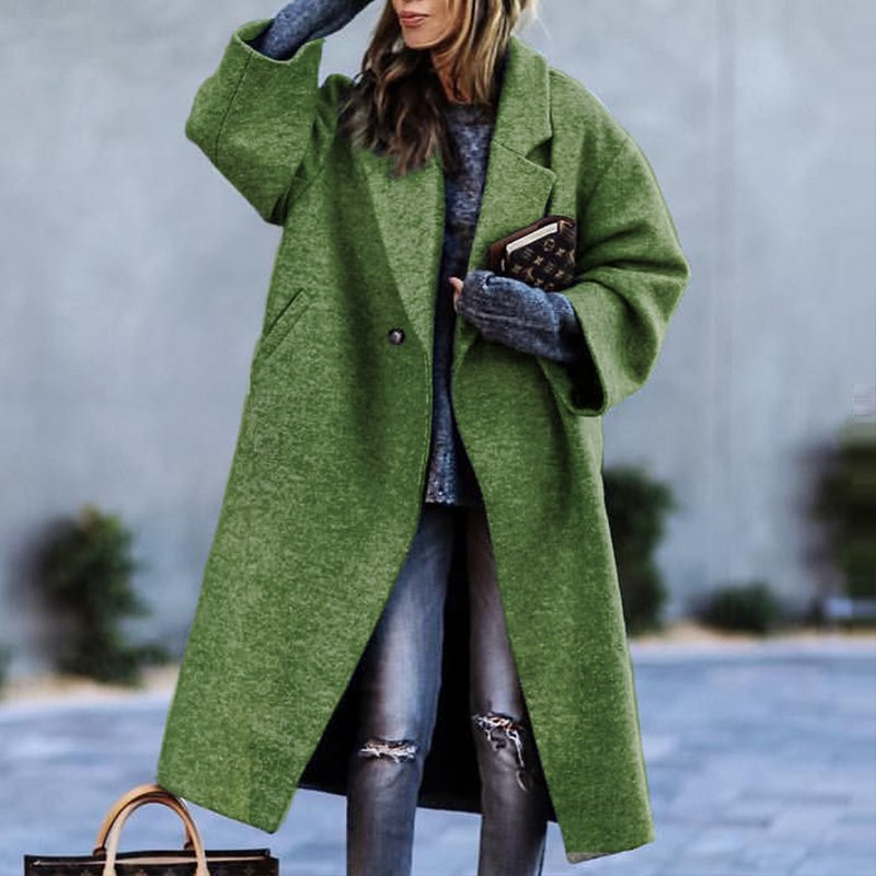 Rosalind - Long Winter Coat Straight Cut