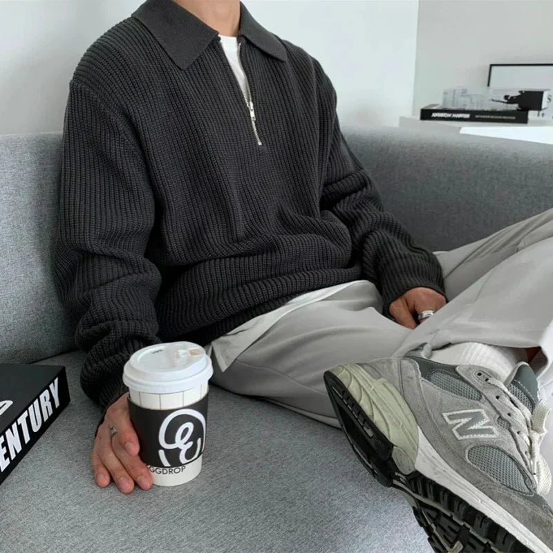 Arden - Quarter Zip Sweater Relaxed Fit