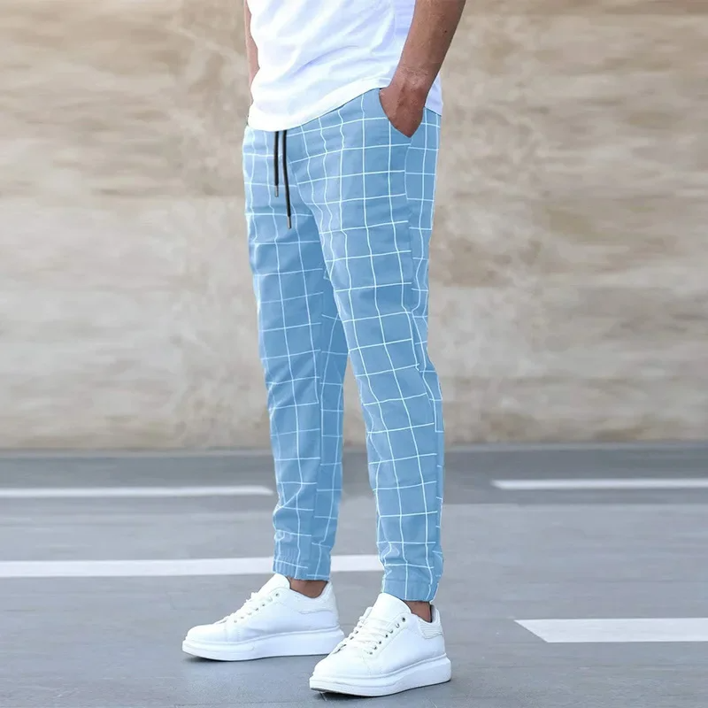 Lachlan - Checkered Jogger Pants Tapered Fit