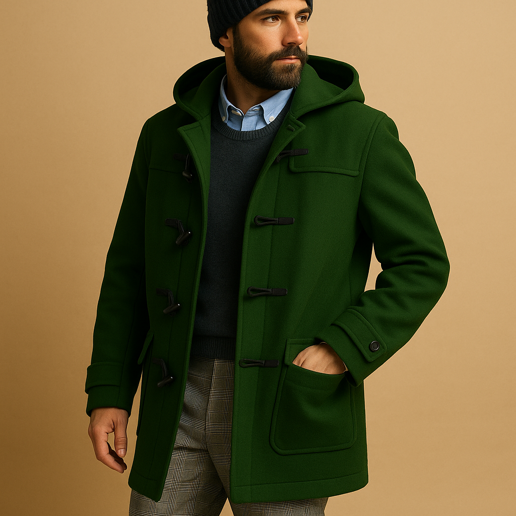 Adrian - Long Coat Relaxed Fit with Pockets